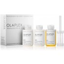 Olaplex Traveling Stylist Kit Bond Multiplier N°1 sérum na vlasy 100 ml + Bond Perfector N°2 obnovujúca starostlivosť na zníženie poškodenia vlasov pri farbení 2 x 100 ml darčeková sada