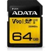 ADATA SDXC 64GB UHS-II U3 ASDX64GUII3CL10-C