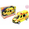Wiky Auto ambulance záchranáři plast 21cm na baterie se světlem a zvukem (W111097)