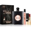 Yves Saint Laurent Black Opium parfumovaná voda 90 ml + parfumovaná voda 10 ml + 1971 - ROUGE PROVOCATEUR krémový hydratačný rúž 2,8 g