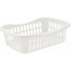 Kinekus Kôš na čisté prádlo, plastový, 21L, 57x39x17,5cm, biely, mix, 