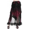 sukňa DEVIL FASHION Black and Red Gorgeous Gothic