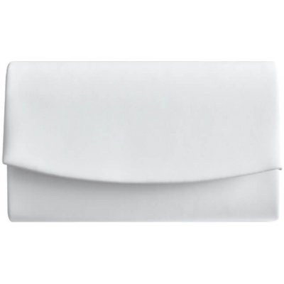 Malá listová kabelka matná biela
