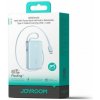 Joyroom Power Bank with Digital Display, C+U+U, PD 35W, 10000 mAh with Built-in Retractable Typle-C and Lightning Lanyard cable (0.7m) Blue(JR-PR2L)