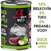 Alpha Spirit Dog Wet konz Kačka s jablkom 400g