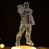 Beling 3D lampa, Iron Man 3, 7 farebná S143