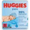 HUGGIES Detské vhčené obrúsky Pure Triplo 3 x 56 kusov