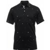 Pánske golfové tričko Nike Dri-Fit Player Heritage Print L Čierna