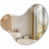 Ozdobné Glamour zrkadlo do kúpeľne, nepravidelný tvar, prémiová kvalita, pripravené na montáž