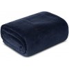 Eurofirany Simple 1 tmavomodrá deka 150X200