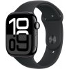 Apple Watch Series 10 46 mm Cellular klavírne čierny hliník s čiernym športovým remienkom M/L MWY43QC/A