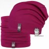 Dráče Bavlnená čiapka a nákrčník Dráča Alan 06 fialová