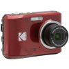 Fotoaparát, digitálny, KODAK Pixpro FZ45, červená