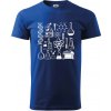 Laboratórium - ikony - Klasické pánske tričko vyššej gramáže - 4XL ( Kráľovská modrá )