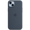 Apple iPhone 14+ Silicone Case with MS - Storm Blue -MW503ZM/A