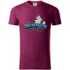 Badminton legend - Tričko z organickej bavlny - XL ( Fuchsiová )