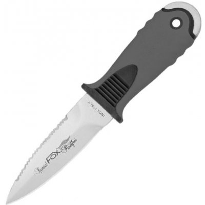 FOX knives 646/11 Tekno SUB potápačský nôž 11 cm, šedá, TPE, plastové puzdro