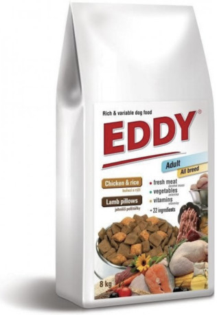 Eddy Adult All Breed kuřecí polštářky s jehněčím 1 kg