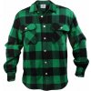 ROTHCO košeľa drevorubačská FLANNEL kockovaná OLIV veľ.4XL