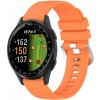 VSETKONAMOBIL 107367 SILICONE Vymeniteľný remienok pre Garmin Approach S50 oranžový