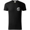 Volejbal lopta prso - Tričko z organickej bavlny - 3XL ( Čierna )