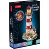 CubicFun - Puzzle 3D s LED Noční edice: Maják 72 dílků