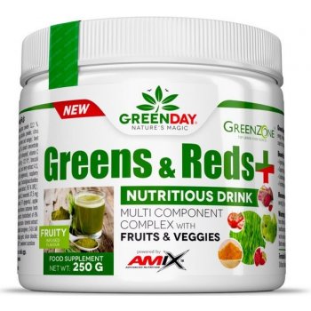 Amix Greens & Reds + 250 g ovoce