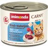 Výhodné balenie animonda Carny Adult 12 x 200 g - Hovädzie, treska & koreňový petržlen