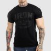UltraSoft tričko IRON MAN, black on black, Farba Čierna, Veľkosť XXL