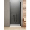 New Trendy New Soleo Black sprchové dvere 100 cm výklopné čierna matná/priehľadné sklo D-0212A