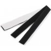Suchý zips háčik + plyš samolepiaci strihaný šírka 20 mm - 10 pár čierna