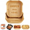 Cosori Papierové formy pre teplovzdušné fritézy 20 cm 100 ks 4,5-6L