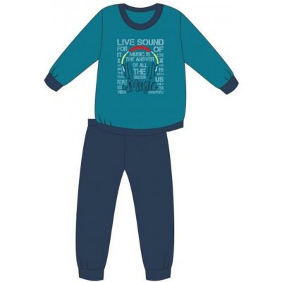 Dětske pyžamo Cornette Tm. modrá