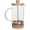 French press ORION Kanvica sklo/nerez/bambus kafetier CORK 1 l (152600)