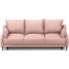 Mazzini Sofas rozkladacia pohovka s úložným priestorom Ancolie 215 cm Ružová