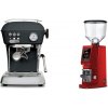 Ascaso Dream ONE, Anthracite + Eureka Atom W 65, ferrari red