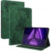PROTEMIO 57498 ART Zaklápací obal Lenovo Tab M10 Plus (TB-X606F / TB-X606L / ZA5T0081CZ / ZA5V0206CZ) BUTTERFLY zelený