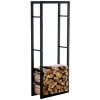 J.A.D. TOOLS stojan na krbové drevo 40x25x125cm