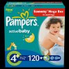 Pampers Active Baby 4+ 120 ks