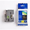 páska BROTHER TZ344 zlaté písmo, čierna páska Tape (18mm) (TZE344)