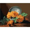 Zuty – Maľovanie podľa čísel – Zátišie žlté ruže v zdobenom puzdre (Pieter Wagemans), 40 × 50 cm, plátno 8596530139126