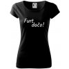 Furt dačo - Dámske tričko Pure - 2XL ( Čierna )