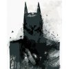 Zuty - Temný batman v černobílé, 40×50 cm, bez rámu a bez vypnutí plátna (8596530134602)