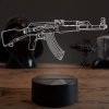 Beling 3D lampa, AK-47, 7 farebná S209S8