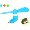 RUBEN Mini - ventilátor USB - micro USB 2.0, FARBA Zelená