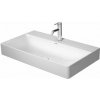 DURAVIT DuraSquare umývadlo na dosku, 800x470 mm, bez prepadu, s otvorom na batériu, DuraCeram, WonderGliss, biela 2353800071