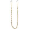 TABOOM Nipple Play Tweezers with Chain (Gold)