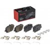 Sada brzdových platničiek, vždy 4 kusy v sade BREMBO P 86 032 (P86032)