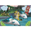 CLEMENTONI Puzzle Leo a Tig na vodě MAXI 24 dílků