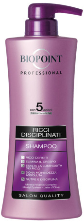 Biopoint Ricci Disciplinati šampon na vlnité vlasy 400 ml